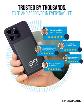 se® SNAPBANK Magnetic – The World's Thinnest Power Bank
