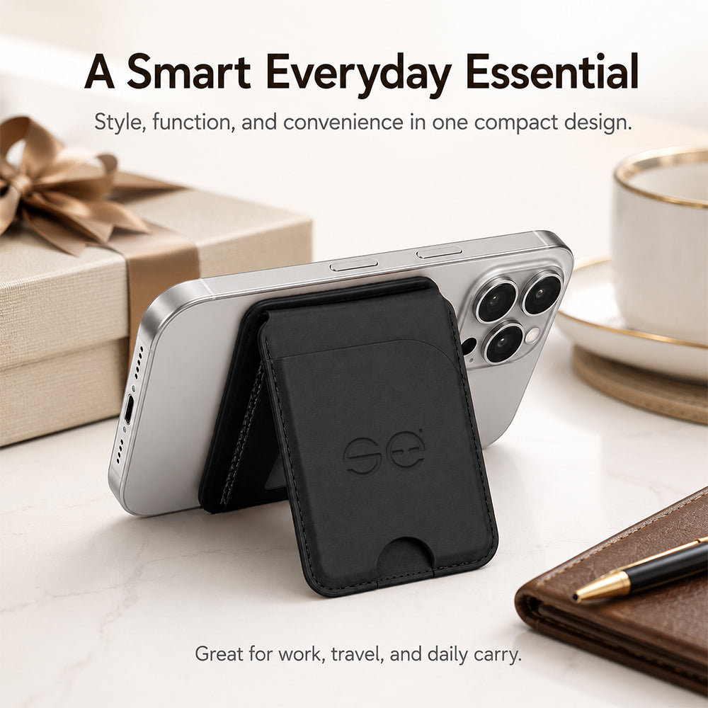 se® SNAPWALLET – Kartenhalter mit Standfunktion für MagSafe & Handys mit Magnetring