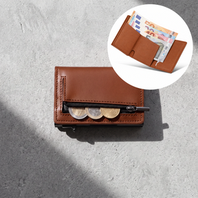 se® SMARTWALLET – Slim Wallet mit Kartenauswurf, Münzfach & RFID-Schutz