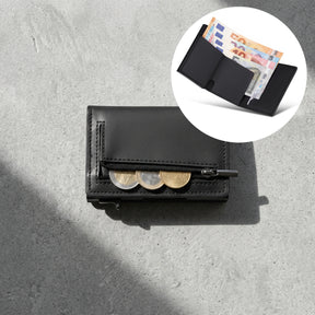 se® SMARTWALLET – Slim Wallet mit Kartenauswurf, Münzfach & RFID-Schutz