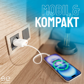 se® POWER BUNDLE - Slimcharge 20W + 1M Magnetic USB-C Kabel (60W)
