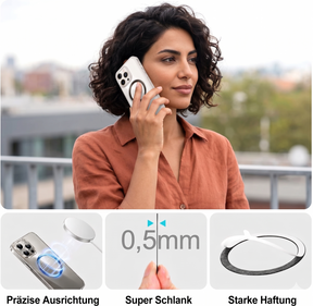 3x se® Magnetring – Für alle Smartphones (MagSafe kompatibel)