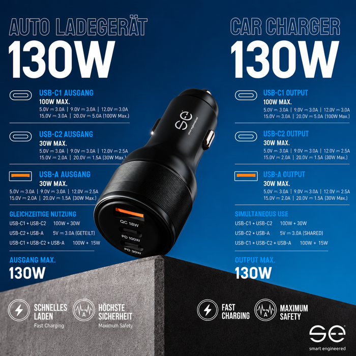 se® CARCHARGER 130W