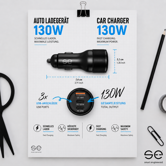 se® CARCHARGER 130W