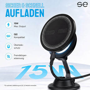 se® SNAPCHARGE – Magnetisches 15W Ladepad für SNAPMOUNT & direktes Wireless Charging