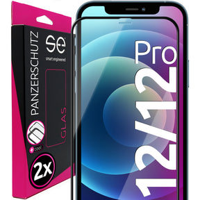 2x se® 3D Panzerglas Apple iPhone 12 / 12 Pro