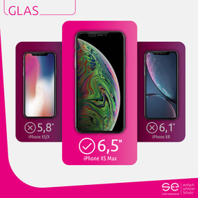 2x se® 3D Panzerglas Apple Iphone XS Max