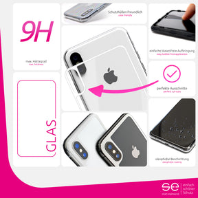 2x se® 3D Panzerglas Apple Iphone X/XS