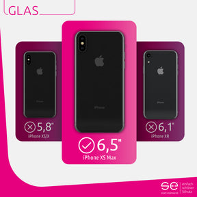 2x se® 3D Panzerglas Apple Iphone XS Max