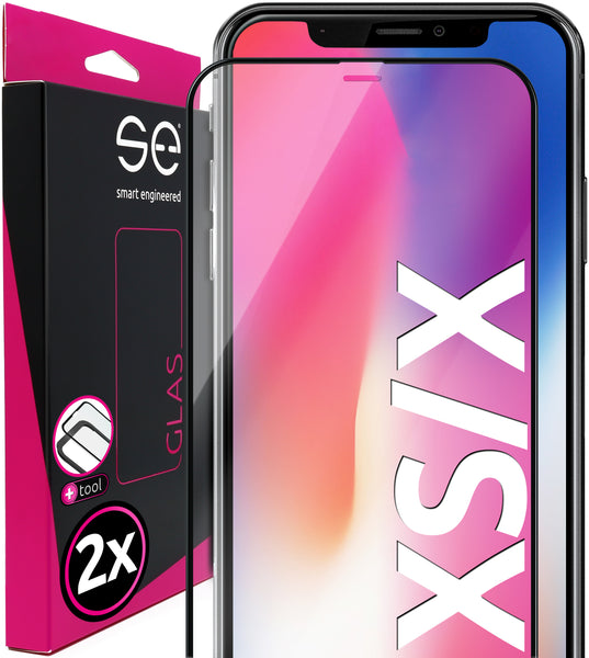 2x se® 3D Panzerglas Apple Iphone X/XS