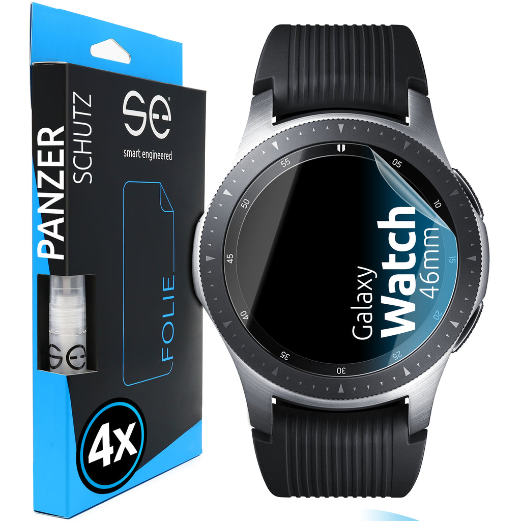 4x se® 3D Schutzfolie Samsung Galaxy Watch (46mm)