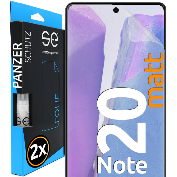 2x se® 3D Schutzfolie (entspiegelt) Samsung Galaxy Note 20
