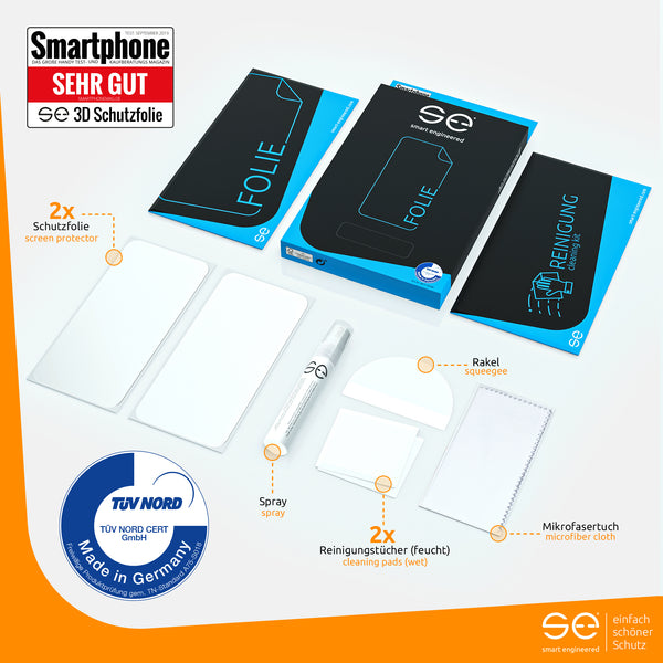 2x se® 3D Schutzfolie (entspiegelt) Samsung Galaxy Note 20 Ultra 5G