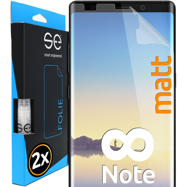 2x se® 3D Schutzfolie (entspiegelt) Samsung Galaxy Note 8