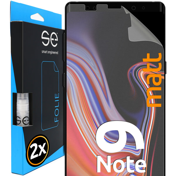 2x se® 3D Schutzfolie (entspiegelt) Samsung Galaxy Note 9
