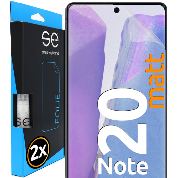 2x se® 3D Schutzfolie (entspiegelt) Samsung Galaxy Note 20