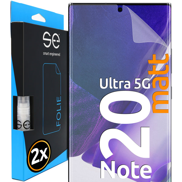 2x se® 3D Schutzfolie (entspiegelt) Samsung Galaxy Note 20 Ultra 5G