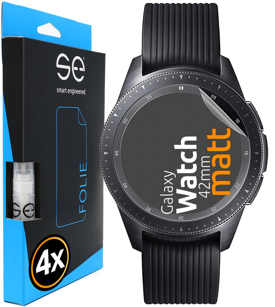 4x se® 3D Schutzfolie (entspiegelt) Samsung Galaxy Watch (42mm)
