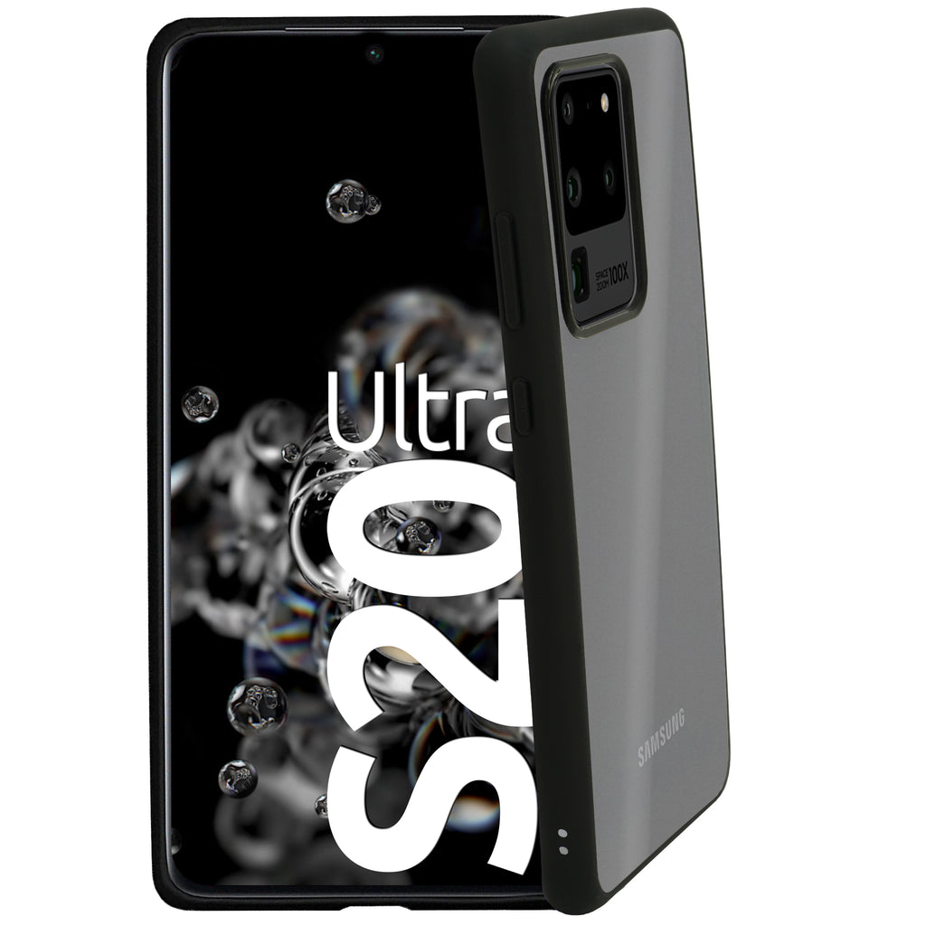 1x se® Hard-Cover Schutzhülle (matt-schwarz) Samsung Galaxy S20 Ultra