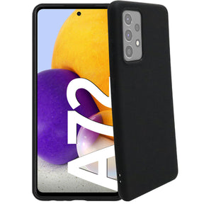 1x se® Soft-Cover Schutzhülle (matt-schwarz) Samsung Galaxy A72