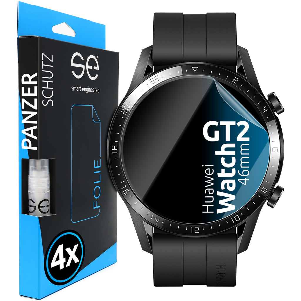 4x se® 3D Schutzfolie Huawei Watch GT 2