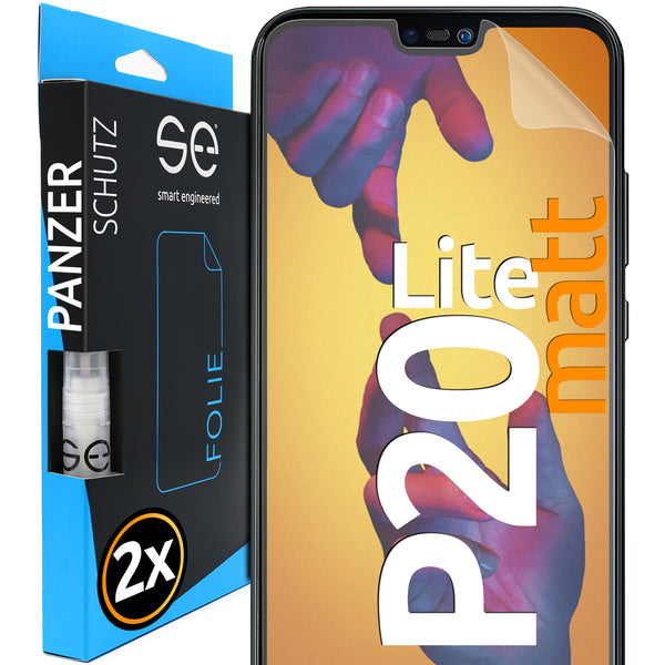 2x se® 3D Schutzfolie (entspiegelt) Huawei P20 Lite