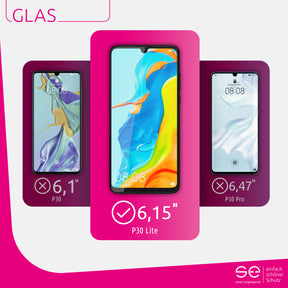 2x se® 3D Panzerglas Huawei P30 Lite