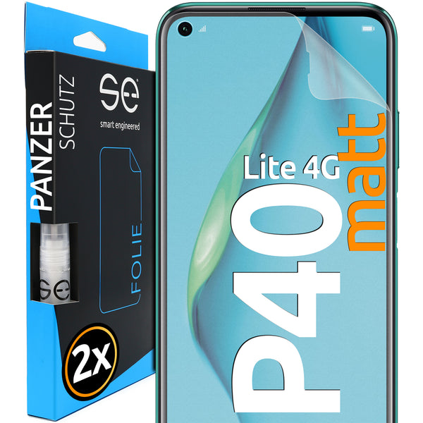 2x se® 3D Schutzfolie (entspiegelt) Huawei P40 Lite 4G