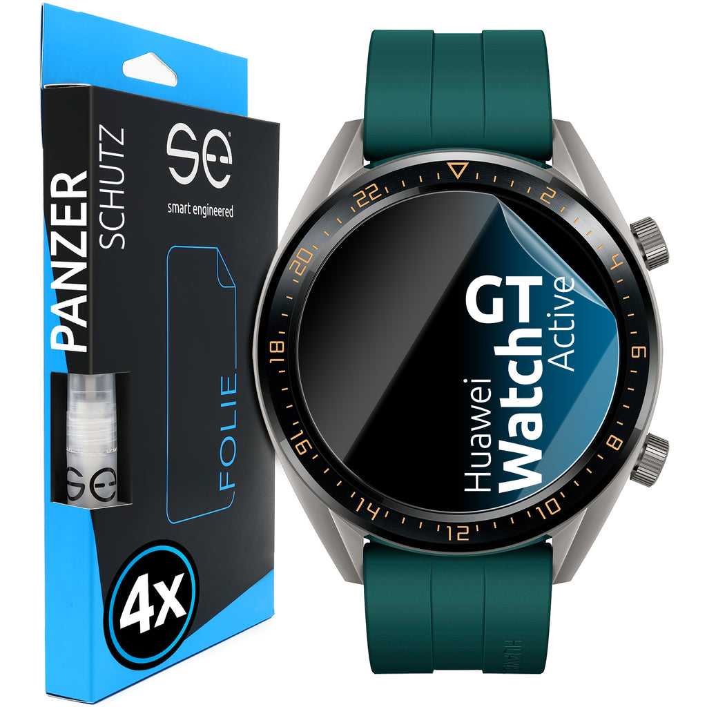 4x se® 3D Schutzfolie Huawei Watch GT Active (46mm)