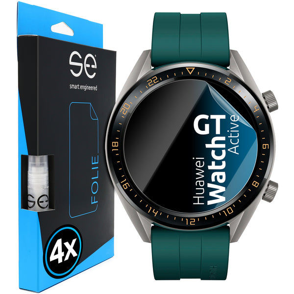 4x se® 3D Schutzfolie Huawei Watch GT Active (46mm)