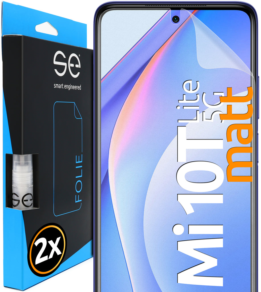 2x se® 3D Schutzfolie (entspiegelt) Xiaomi Mi 10T Lite 5G