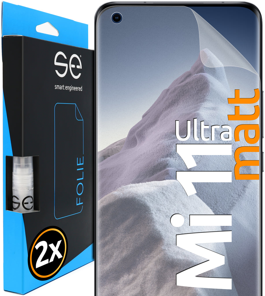 2x se® 3D Schutzfolie (entspiegelt) Xiaomi Mi 11 Ultra