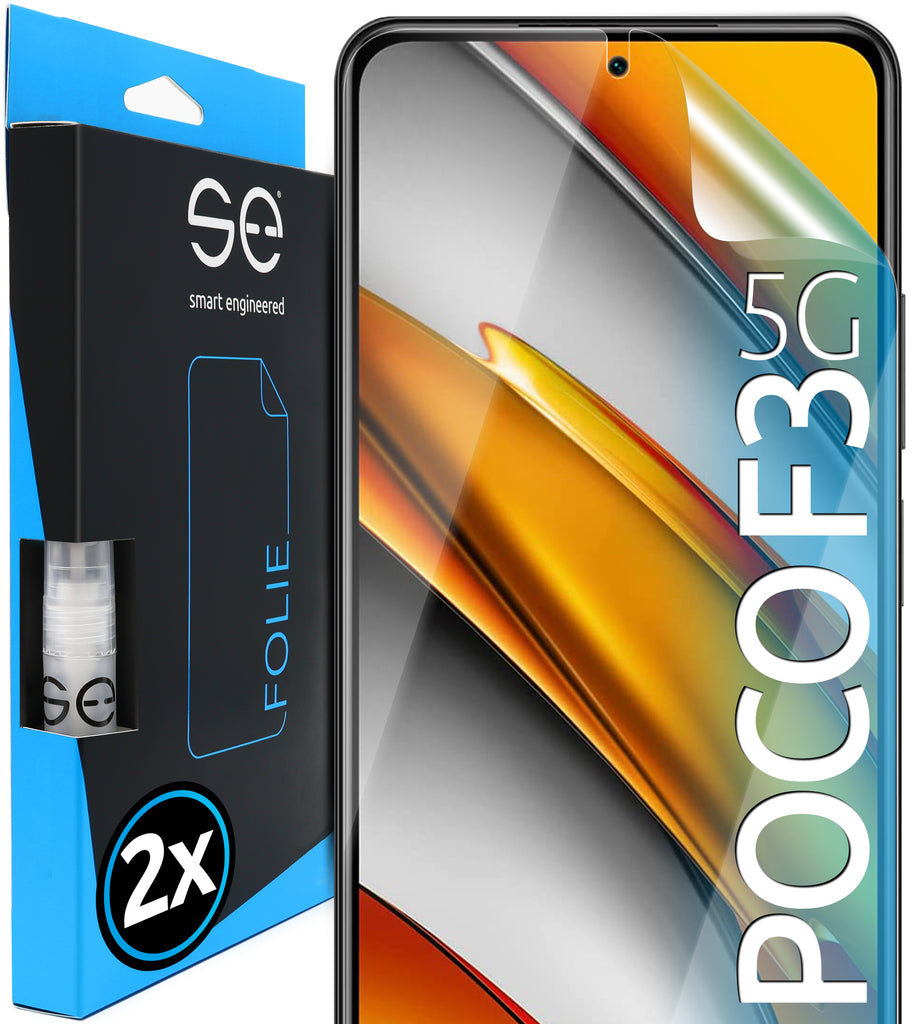 2x se® 3D Schutzfolie Xiaomi Poco F3