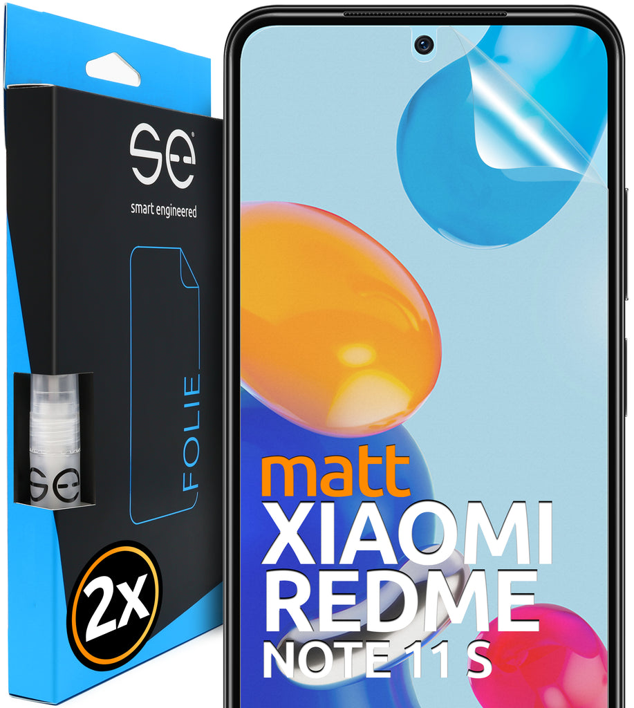 2x se® 3D Schutzfolie (entspiegelt) Xiaomi Redmi Note 11s