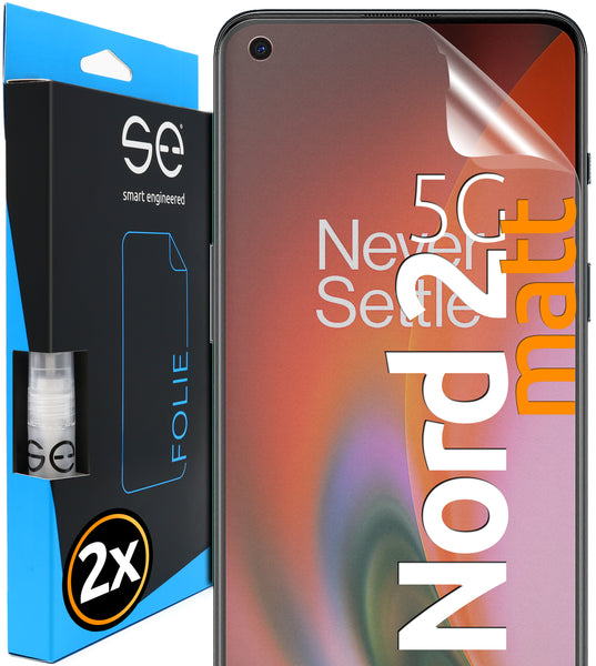2x se® 3D Schutzfolie (entspiegelt) OnePlus Nord 2 5G