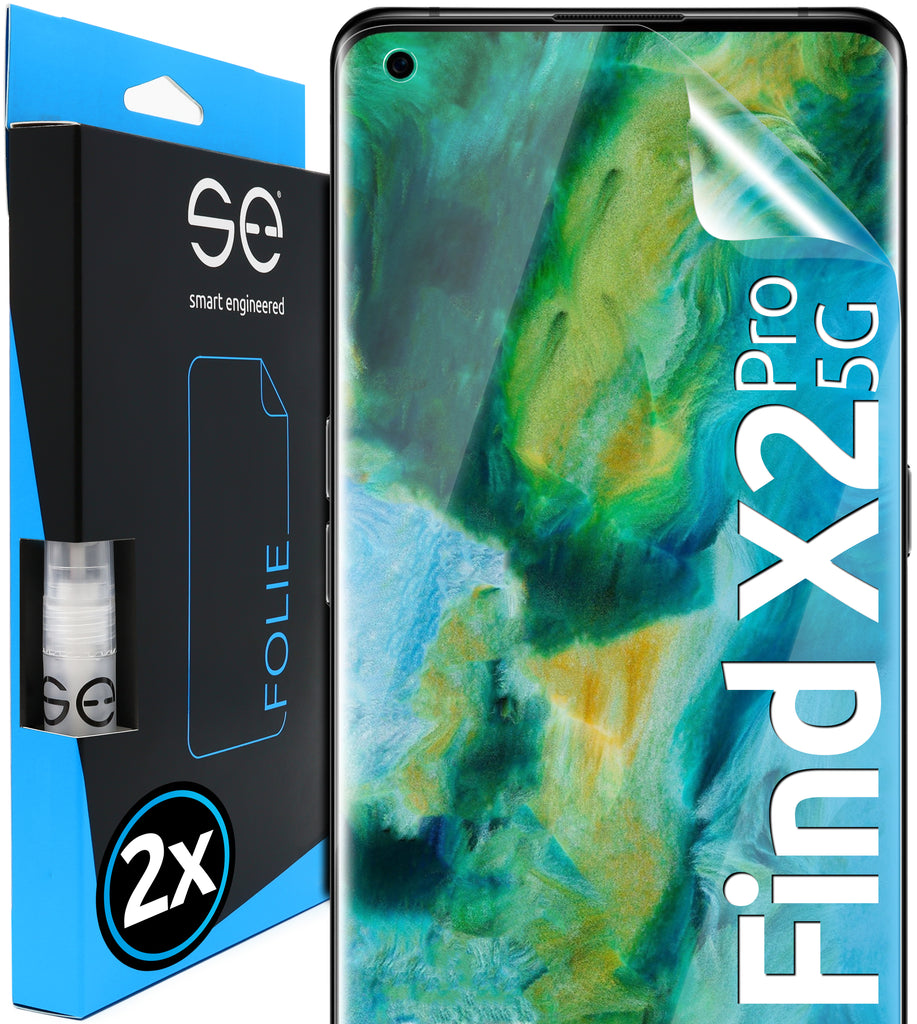 2x se® 3D Schutzfolie Oppo Find X2 Pro 5G