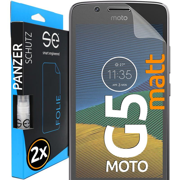 2x se® 3D Schutzfolie (entspiegelt) Motorola Moto G5