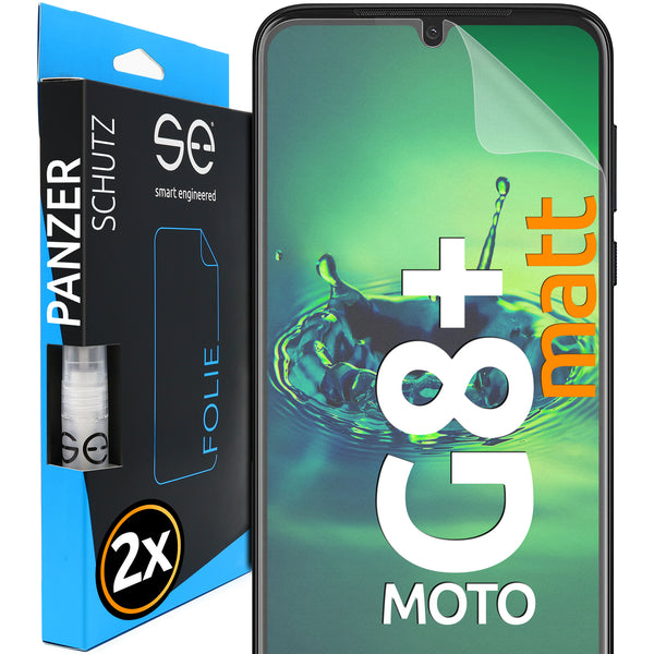 2x se® 3D Schutzfolie (entspiegelt) Motorola Moto G8 Plus