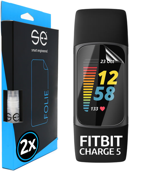 4x se® 3D Schutzfolie Fitbit Charge 5