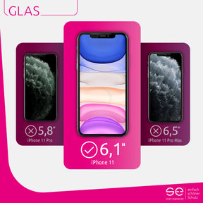 2x se® 3D Panzerglas Apple iPhone 11